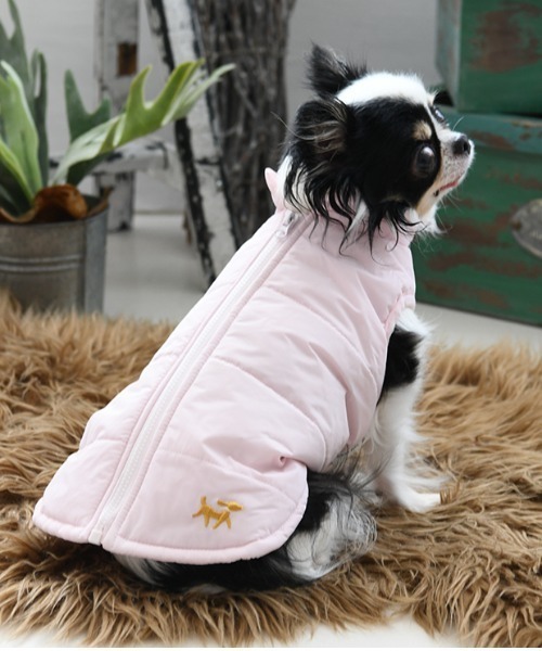 ROPE' PICNIC（ロペピクニック）の「ROPE' PICNIC/中綿ベスト（ペットウェア・レディース・ホワイト/ピンク/ブルー・2XS/XS/L/S/M/2L/2M）」の3枚目の写真