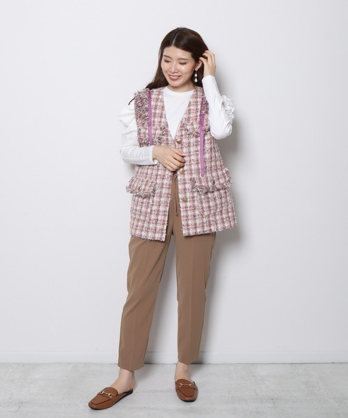 Re.Verofonna（ヴェロフォンナ）の「ショルダーフリンジツイード