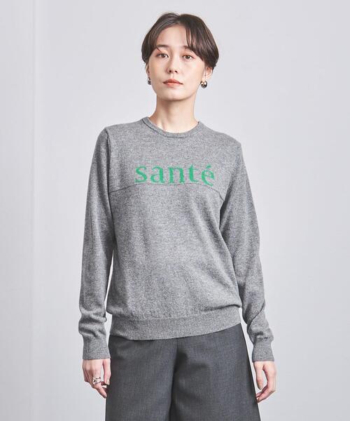 SLOANE(スローン)の「【別注】<SLOANE>CA LOGO ニット(ニット/セーター・レディース・ブラック/グレー・2)」の3枚目の写真