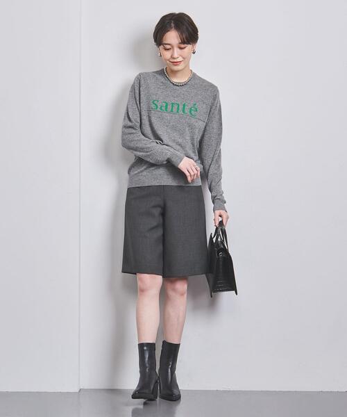 SLOANE(スローン)の「【別注】<SLOANE>CA LOGO ニット(ニット/セーター・レディース・ブラック/グレー・2)」の7枚目の写真