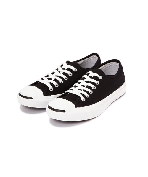 CONVERSE(コンバース)の「CONVERSE/コンバース/JACK PURCELL(スニーカー・レディース・ホワイト/ブラック・6/5/5.5/4.5/6.5/4)」の3枚目の写真