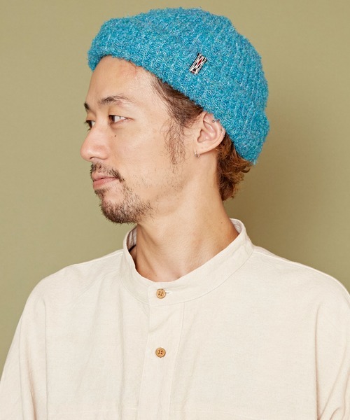 チャイハネ（チャイハネ）の「【チャイハネ】マルリニットキャップ（ニットキャップ/ビーニー・メンズ・パープル/ネイビー/ホワイト/ブラウン/ブラック/ターコイズブルー・FREE）」の5枚目の写真