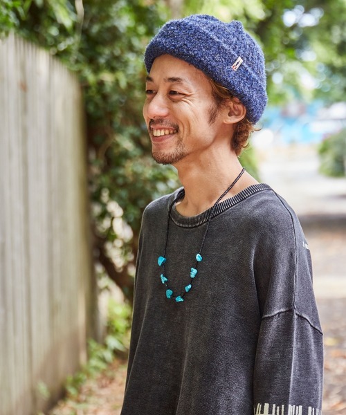 チャイハネ（チャイハネ）の「【チャイハネ】マルリニットキャップ（ニットキャップ/ビーニー・メンズ・パープル/ネイビー/ホワイト/ブラウン/ブラック/ターコイズブルー・FREE）」の15枚目の写真