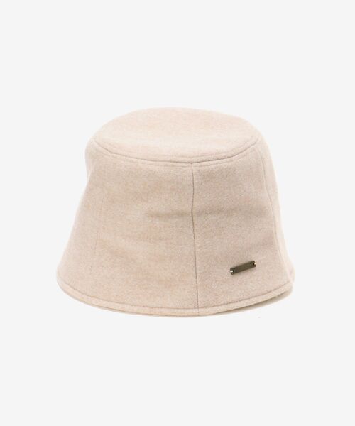 MAJESTIC LEGON(マジェスティックレゴン)の「モノトーンパネルハット(ハット・レディース・オフホワイト/ブラック・FREE)」の5枚目の写真