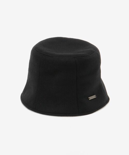 MAJESTIC LEGON(マジェスティックレゴン)の「モノトーンパネルハット(ハット・レディース・オフホワイト/ブラック・FREE)」の6枚目の写真