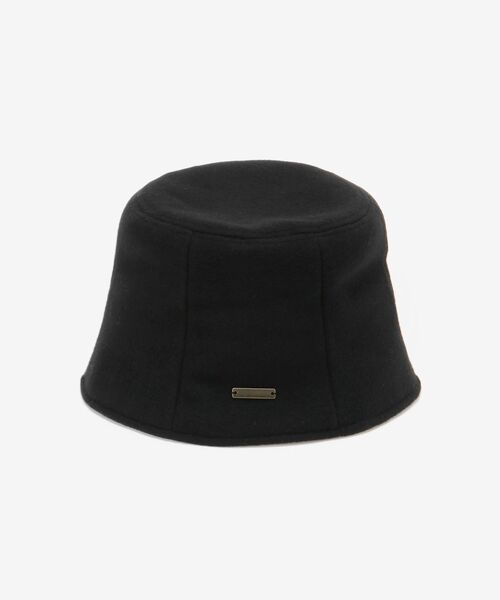 MAJESTIC LEGON(マジェスティックレゴン)の「モノトーンパネルハット(ハット・レディース・オフホワイト/ブラック・FREE)」の7枚目の写真