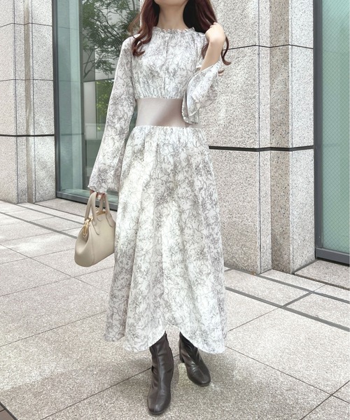 apres jour（アプレジュール）の「スリットスリーブウエストリブワンピ【ZOZOTOWN限定アイテム】（ワンピース・レディース・ピンク/ブルー/アイボリー・X-LARGE/フリー）」の13枚目の写真