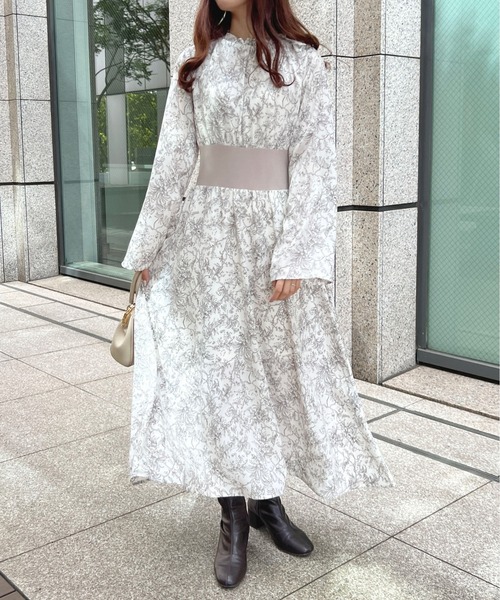 apres jour（アプレジュール）の「スリットスリーブウエストリブワンピ【ZOZOTOWN限定アイテム】（ワンピース・レディース・ピンク/ブルー/アイボリー・X-LARGE/フリー）」の15枚目の写真