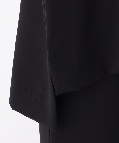 OPAQUE.CLIP（オペークドットクリップ）の「◆ダブルジョーゼット ドルマンスリーブトップス（シャツ/ブラウス・レディース・ベージュ/オフホワイト/ブラック・38）」の10枚目の写真