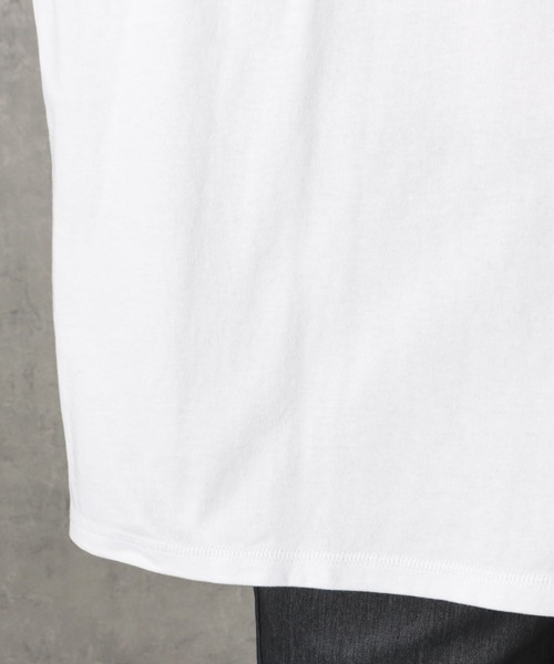 Goodwear(グッドウェア)の「ビッグシルエット ハイネックロングスリーブTシャツ(Tシャツ/カットソー・メンズ・ホワイト/ブラック・L/M/XL)」の12枚目の写真