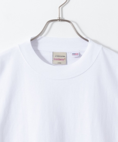 Goodwear(グッドウェア)の「ビッグシルエット ハイネックロングスリーブTシャツ(Tシャツ/カットソー・メンズ・ホワイト/ブラック・L/M/XL)」の7枚目の写真