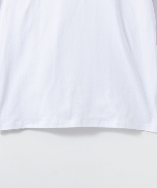Goodwear(グッドウェア)の「ビッグシルエット ハイネックロングスリーブTシャツ(Tシャツ/カットソー・メンズ・ホワイト/ブラック・L/M/XL)」の5枚目の写真