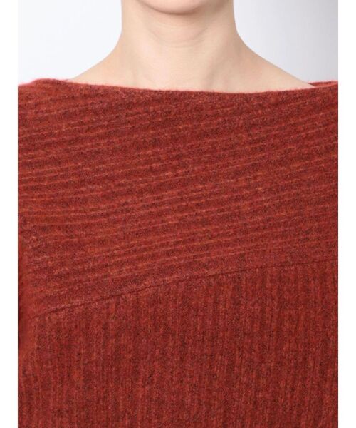 LAGUNAMOON(ラグナムーン)の「カットアウトニットプルオーバー(ニット/セーター・レディース・ブラック/ダークオレンジ/ベージュ・FREE)」の10枚目の写真