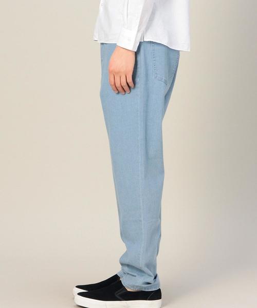 BEAUTY&YOUTH UNITED ARROWS(ビューティーアンドユースユナイテッドアローズ)の「BY デニム 5ポケット ワイド テーパード ◆(デニムパンツ・メンズ・ライトブルー・MEDIUM/LARGE/X-LARGE/SMALL)」の4枚目の写真
