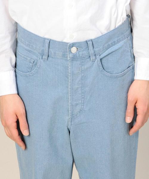 BEAUTY&YOUTH UNITED ARROWS(ビューティーアンドユースユナイテッドアローズ)の「BY デニム 5ポケット ワイド テーパード ◆(デニムパンツ・メンズ・ライトブルー・MEDIUM/LARGE/X-LARGE/SMALL)」の6枚目の写真