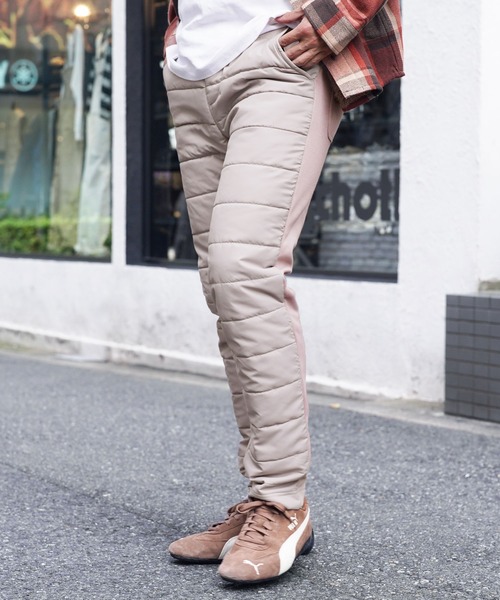 roshell（ロシェル）の「裏起毛ジャージ切替サーモ中綿ダウン