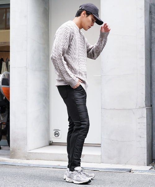 roshell（ロシェル）の「裏起毛ジャージ切替サーモ中綿ダウンテーパードパンツ（その他パンツ・メンズ・ブルー系その他/グレー系その他3/その他/グレー系その他2/ブラック系その他/グレー系その他/グリーン系その他・X-LARGE/MEDIUM/LARGE）」の8枚目の写真