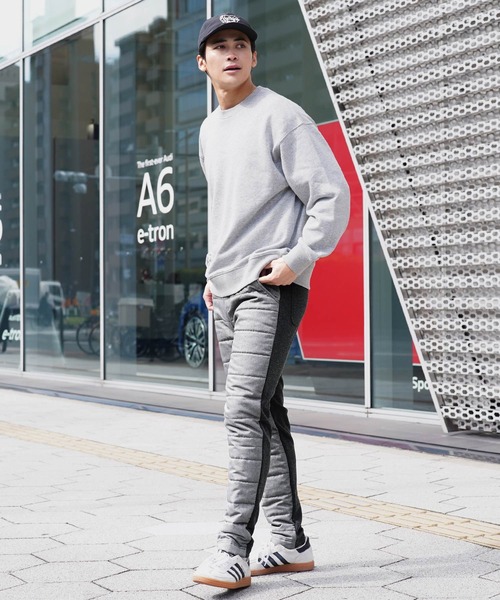 roshell（ロシェル）の「裏起毛ジャージ切替サーモ中綿ダウンテーパードパンツ（その他パンツ・メンズ・ブルー系その他/グレー系その他3/その他/グレー系その他2/ブラック系その他/グレー系その他/グリーン系その他・X-LARGE/MEDIUM/LARGE）」の10枚目の写真