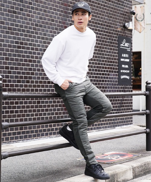 roshell（ロシェル）の「裏起毛ジャージ切替サーモ中綿ダウンテーパードパンツ（その他パンツ・メンズ・ブルー系その他/グレー系その他3/その他/グレー系その他2/ブラック系その他/グレー系その他/グリーン系その他・X-LARGE/MEDIUM/LARGE）」の14枚目の写真