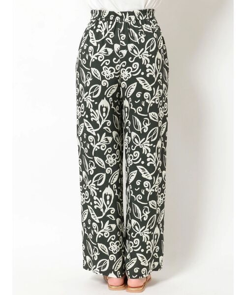 Ungrid（アングリッド）の「リーフ柄ラフパンツ（その他パンツ・レディース・チャコールグレー/ベージュ・FREE）」の10枚目の写真