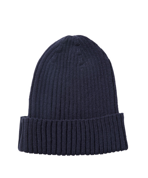 MILKFED.（ミルクフェド）の「BASIC RIB KNITTED CAP（ニットキャップ/ビーニー・レディース・ブラック/アッシュ/ライトパープル/ネイビー・ONE SIZE）」の6枚目の写真