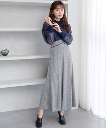 フロントギャザーレースドッキングドレス