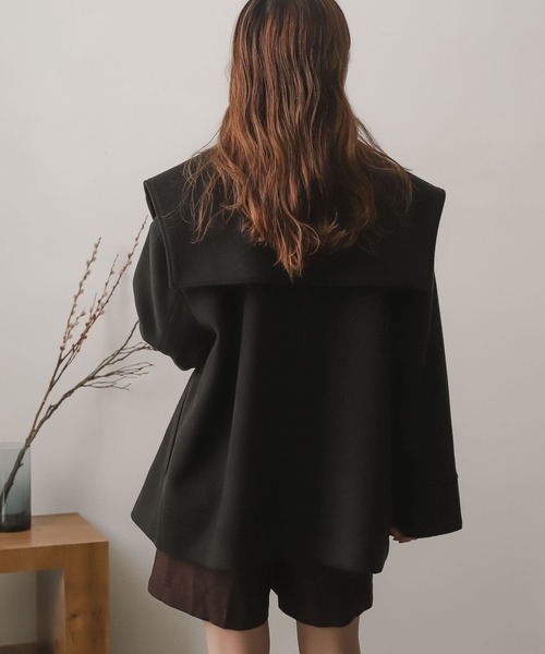 『堀田真由さん着用』ビッグカラーコート