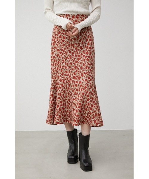 AZUL by moussy（アズールバイマウジー）の「LEOPARD MERMAID SKIRT/レオパードマーメイドスカート（スカート・レディース・ターコイズブルー/ブラック系その他/オレンジ系その他・MEDIUM/SMALL）」の13枚目の写真