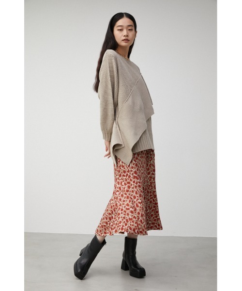 AZUL by moussy（アズールバイマウジー）の「LEOPARD MERMAID SKIRT/レオパードマーメイドスカート（スカート・レディース・ターコイズブルー/ブラック系その他/オレンジ系その他・MEDIUM/SMALL）」の12枚目の写真