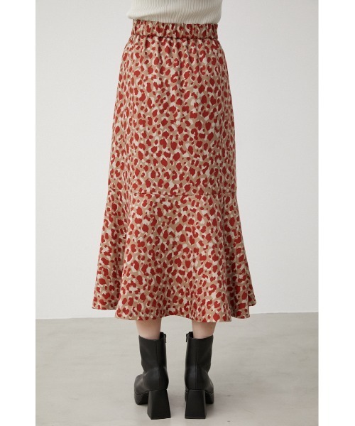 AZUL by moussy（アズールバイマウジー）の「LEOPARD MERMAID SKIRT/レオパードマーメイドスカート（スカート・レディース・ターコイズブルー/ブラック系その他/オレンジ系その他・MEDIUM/SMALL）」の8枚目の写真