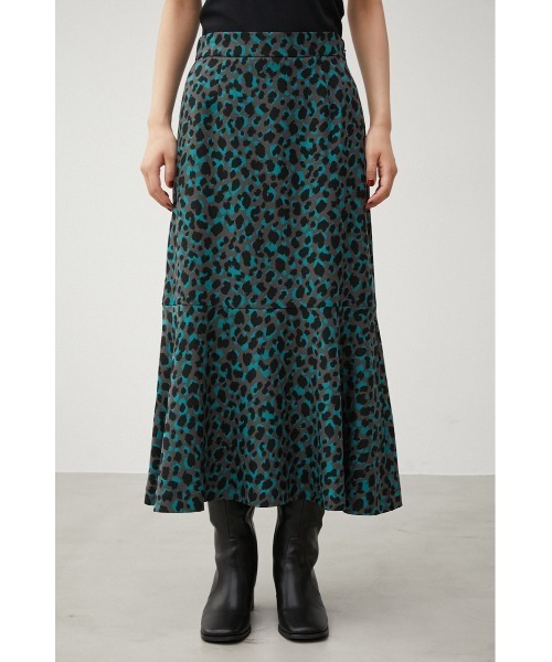 AZUL by moussy（アズールバイマウジー）の「LEOPARD MERMAID SKIRT/レオパードマーメイドスカート（スカート・レディース・ターコイズブルー/ブラック系その他/オレンジ系その他・MEDIUM/SMALL）」の19枚目の写真