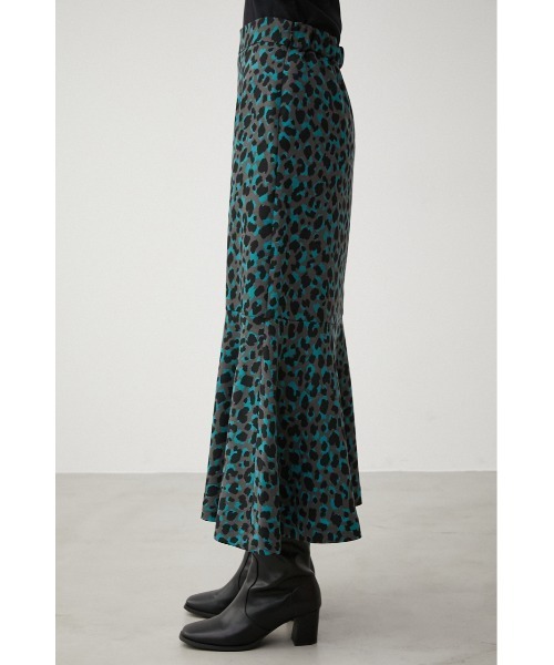 AZUL by moussy（アズールバイマウジー）の「LEOPARD MERMAID SKIRT/レオパードマーメイドスカート（スカート・レディース・ターコイズブルー/ブラック系その他/オレンジ系その他・MEDIUM/SMALL）」の18枚目の写真