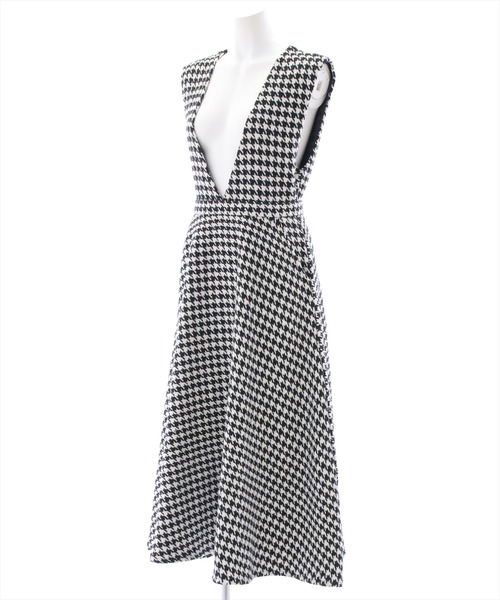 clear（クリア）の「チドリガラVネックジャンスカ（ワンピース・レディース・ブラウン/ブラック系その他/ブラック系その他2・F）」の11枚目の写真