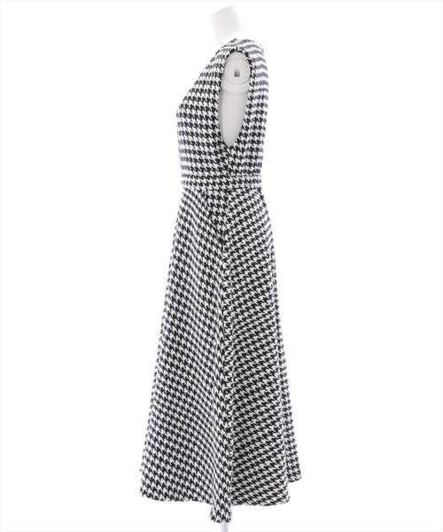 clear（クリア）の「チドリガラVネックジャンスカ（ワンピース・レディース・ブラウン/ブラック系その他/ブラック系その他2・F）」の9枚目の写真