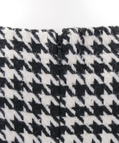 clear（クリア）の「チドリガラVネックジャンスカ（ワンピース・レディース・ブラウン/ブラック系その他/ブラック系その他2・F）」の8枚目の写真