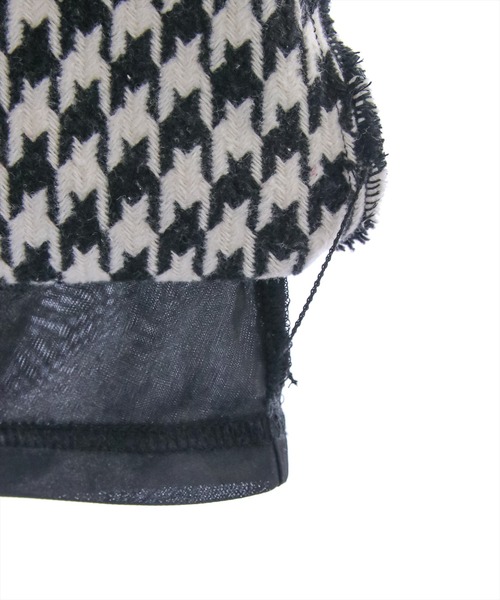 clear（クリア）の「チドリガラVネックジャンスカ（ワンピース・レディース・ブラウン/ブラック系その他/ブラック系その他2・F）」の5枚目の写真