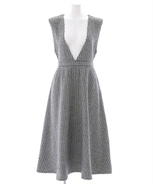 clear（クリア）の「チドリガラVネックジャンスカ（ワンピース・レディース・ブラウン/ブラック系その他/ブラック系その他2・F）」の21枚目の写真