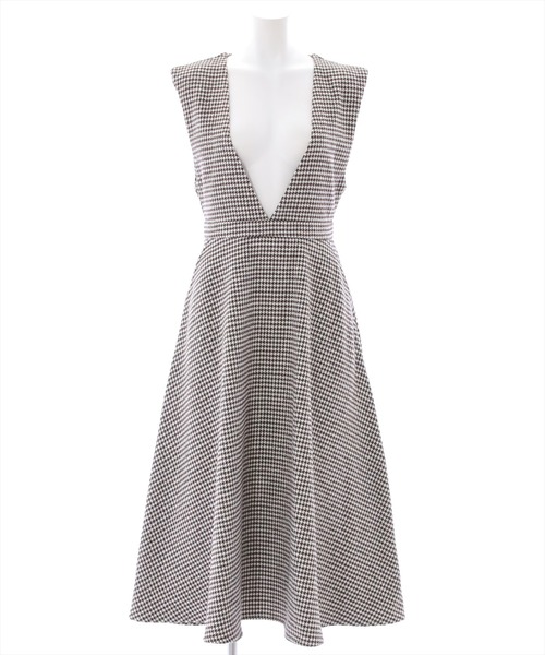 clear（クリア）の「チドリガラVネックジャンスカ（ワンピース・レディース・ブラウン/ブラック系その他/ブラック系その他2・F）」の22枚目の写真