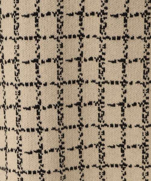 DRESKIP（ドレスキップ）の「◆【セットアップ可能】モックネック配色ジャカードニット（ニット/セーター・レディース・ブラウン系その他3/ブラック系1/ベージュ系その他4・03/02/04）」の10枚目の写真