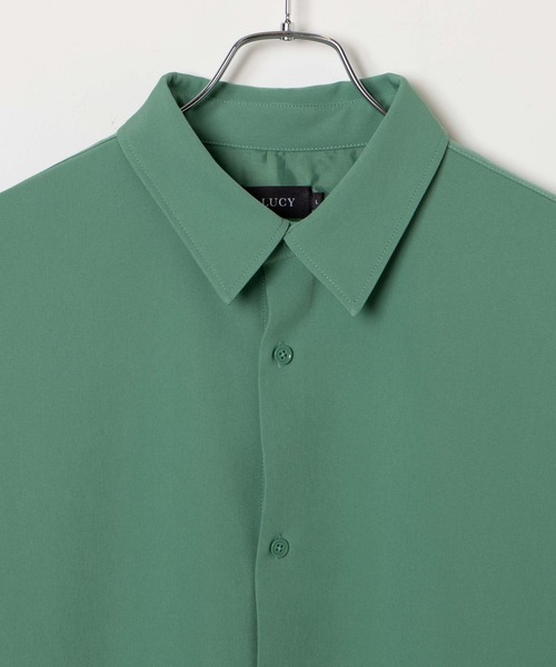 LUCY（ルーシー）の「LUCY/トロミBIGシャツ（シャツ/ブラウス・メンズ・パープル系その他/ブラック/グリーン系その他・MEDIUM/LARGE）」の16枚目の写真