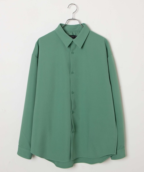 LUCY（ルーシー）の「LUCY/トロミBIGシャツ（シャツ/ブラウス・メンズ・パープル系その他/ブラック/グリーン系その他・MEDIUM/LARGE）」の21枚目の写真