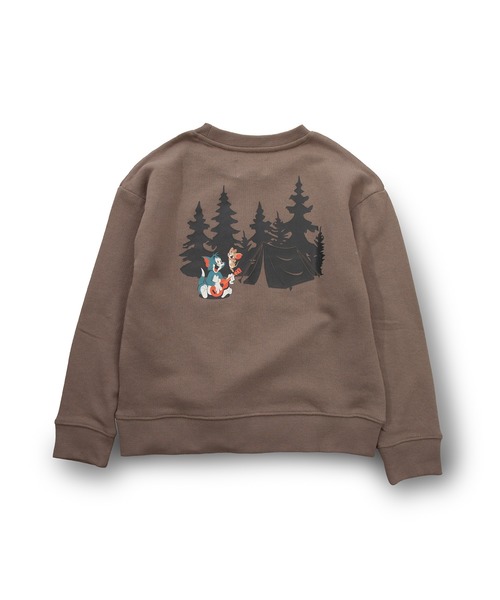 Tom&Jerry(トムアンドジェリー)の「JUNK SOUL/飛び裏毛TOM&JERRY(トム&ジェリー) ワッペン付き仲良くギター トレーナー (M4)(スウェット・キッズ・杢グレー/カーキ・100/110/120/130/140/150/160)」の9枚目の写真