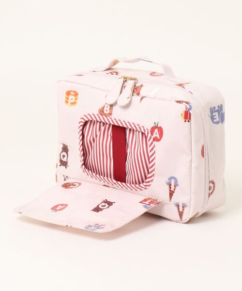 新品 ジェラートピケ アルファベットアニマル おむつポーチ 即決 gelato pique（ジェラートピケ）の「アルファベット柄おむつポーチ