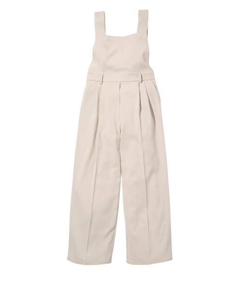 GeeRA(ジーラ)の「バックデザインサロペット(サロペット/オーバーオール・レディース・ブラック/アイボリー・SMALL/MEDIUM/LARGE)」の3枚目の写真