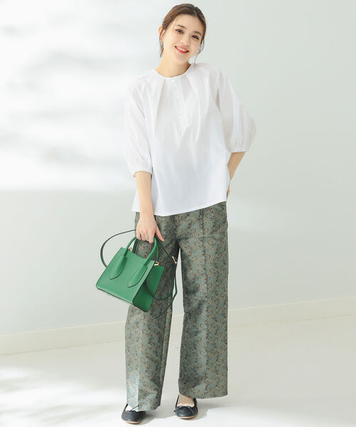 B:MING by BEAMS(ビーミングバイビームス)の「B:MING by BEAMS / 2WAY フォルム ブラウス(シャツ/ブラウス・レディース・ホワイト/ブラック/サックスブルー・SMALL/MEDIUM)」の10枚目の写真