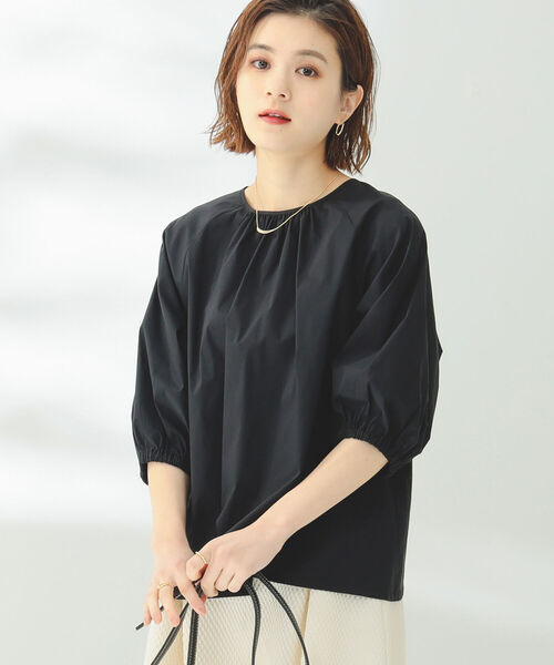 B:MING by BEAMS(ビーミングバイビームス)の「B:MING by BEAMS / 2WAY フォルム ブラウス(シャツ/ブラウス・レディース・ホワイト/ブラック/サックスブルー・SMALL/MEDIUM)」の11枚目の写真
