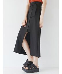 MURUA | ワイドベルトラップスカート(スカート)