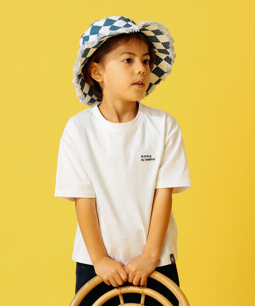 B:MING by BEAMS（ビーミングバイビームス）の「B:MING by BEAMS / ロゴ 刺繍 Tシャツ（100～150cm）（Tシャツ/カットソー・キッズ・ホワイト/ベージュ・100/120/150/130/110/140）」の17枚目の写真