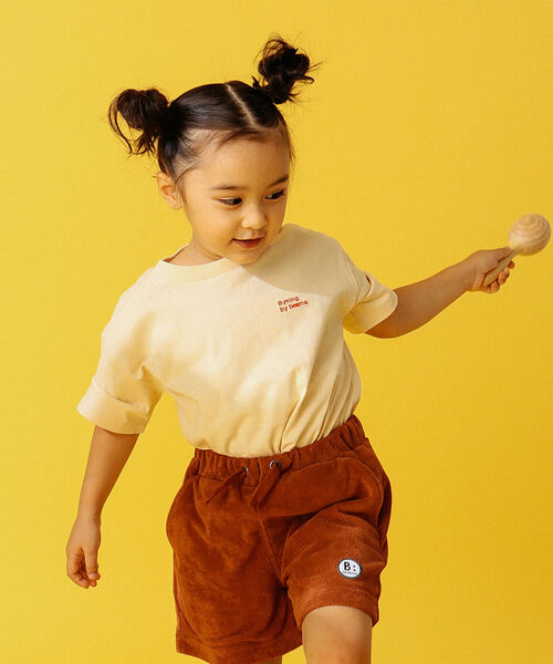 B:MING by BEAMS（ビーミングバイビームス）の「B:MING by BEAMS / ロゴ 刺繍 Tシャツ（100～150cm）（Tシャツ/カットソー・キッズ・ホワイト/ベージュ・100/120/150/130/110/140）」の9枚目の写真