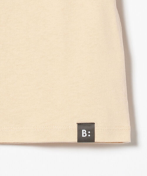 B:MING by BEAMS（ビーミングバイビームス）の「B:MING by BEAMS / ロゴ 刺繍 Tシャツ（100～150cm）（Tシャツ/カットソー・キッズ・ホワイト/ベージュ・100/120/150/130/110/140）」の6枚目の写真